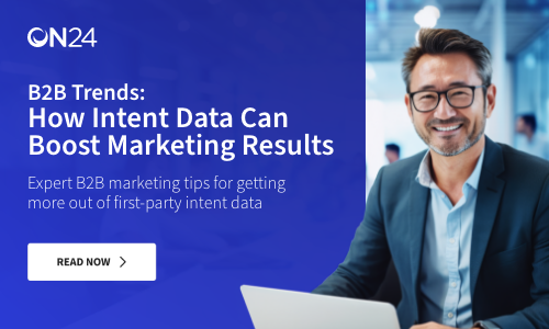 EBook | B2B Trends: How Intent Data Can Boost Marketing Results | ON24