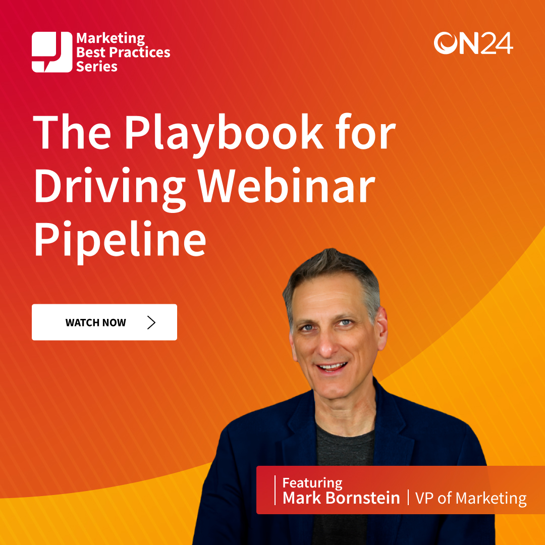 The playbook for driving webinar pipeline