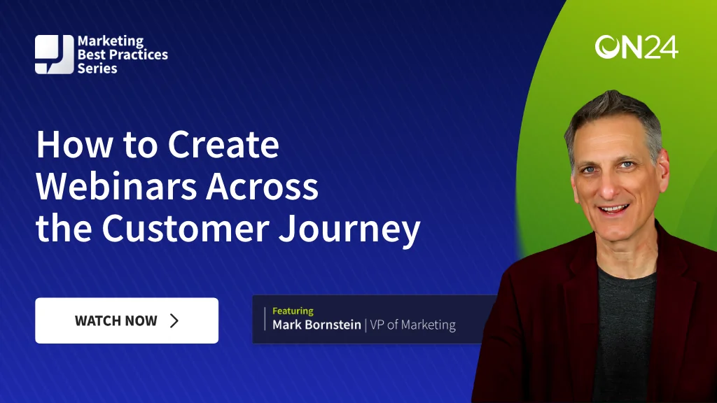 Create Webinars Across the Buyer's Journey